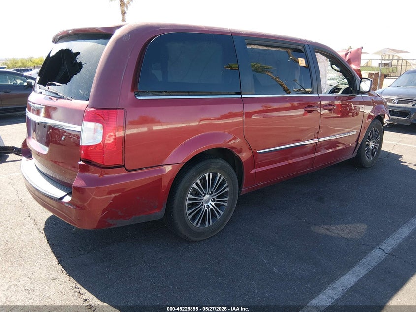 Vin: 2c4rc1hg3er304278, lot: 45727616, chrysler town & country s 20144