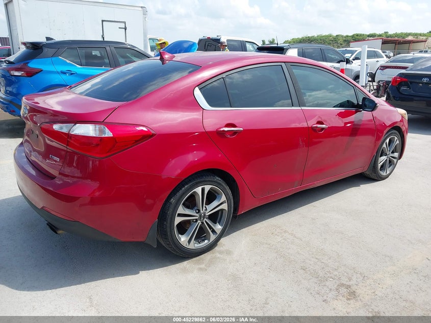 Vin: knafz4a81g5612987, lot: 45727623, kia forte ex 20164