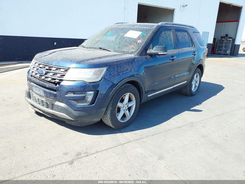 Vin: 1fm5k8d84gga97912, lot: 45727677, ford explorer xlt 20162