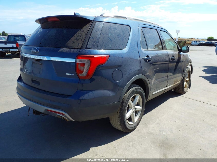Vin: 1fm5k8d84gga97912, lot: 45727677, ford explorer xlt 20164