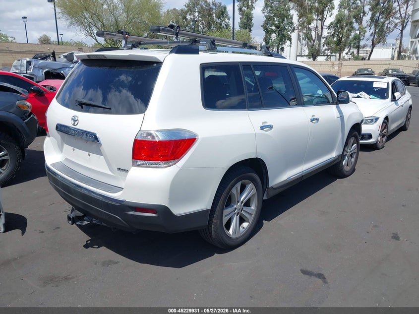 2013 TOYOTA HIGHLANDER SPORT UTILITY VEHICLE 3.5L V-6 DOHC, VVT, 270HP