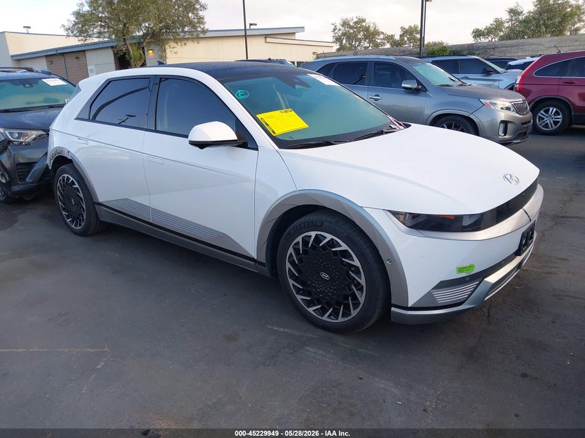Vin: km8krdaf1nu104467, lot: 45727710, hyundai ioniq 5 limited 20221