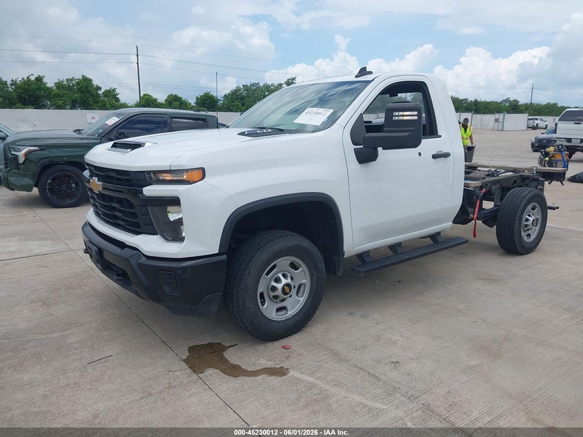 Vin: 1gb0wle71rf212054, lot: 45727773, chevrolet silverado 2500hd 2wd  long bed work truck 20242
