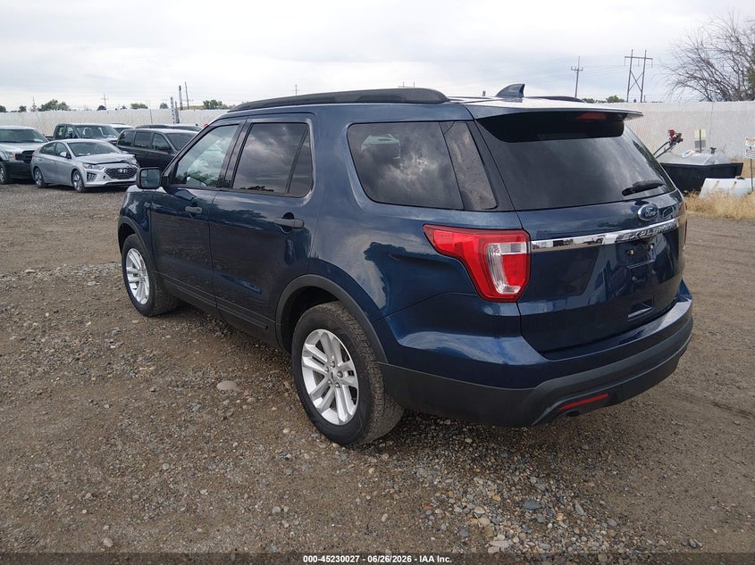 Vin: 1fm5k8b8xggc51784, lot: 45727788, ford explorer 20163