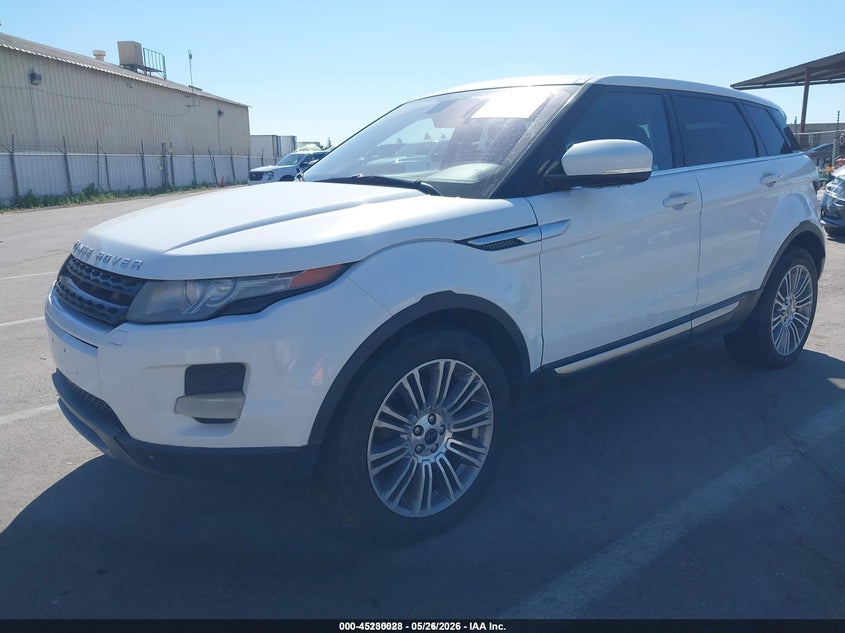 2012 Land rover Range rover evoque 2.0 Pure Plus white Lot 111045230028 Vin SALVV2BG5CH637557