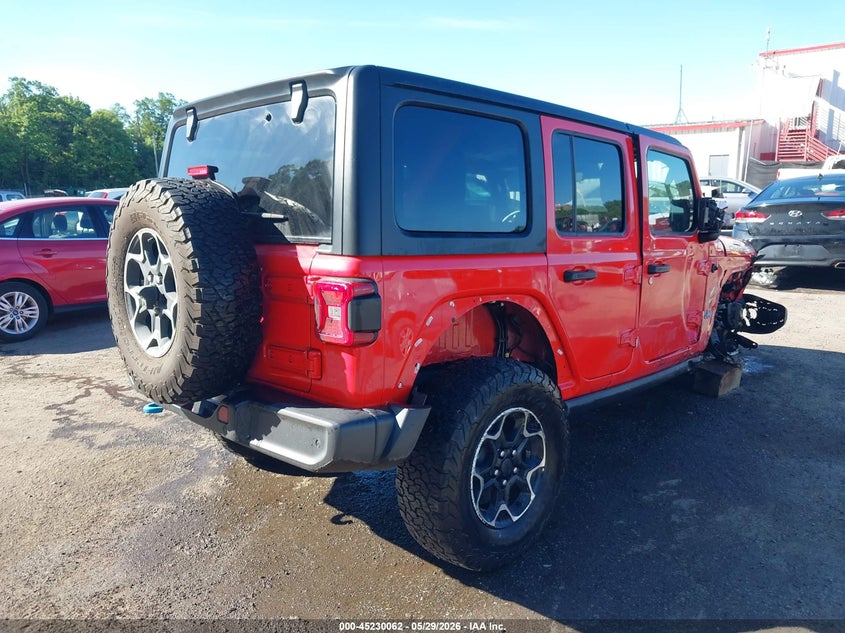 Vin: 1c4jjxr67nw214473, lot: 45727823, jeep wrangler 4xe unlimited rubicon 4x4 20224