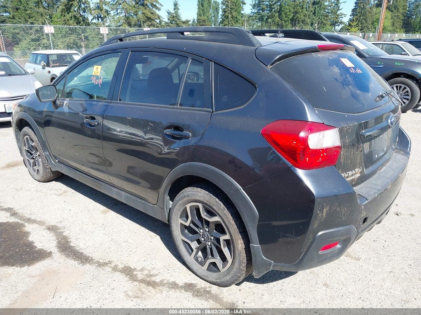 Vin: jf2gpabc8h8241004, lot: 45727847, subaru crosstrek 2.0i premium 20173
