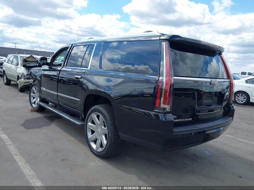 Vin: 1gys4jkj5hr305651, lot: 45727875, cadillac escalade esv premium luxury 20173
