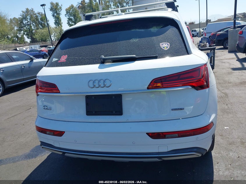2021 Audi Q5 Premium Plus 45 Tfsi Quattro S Tronic VIN: WA1BAAFY4M2067925 Lot: 45230135