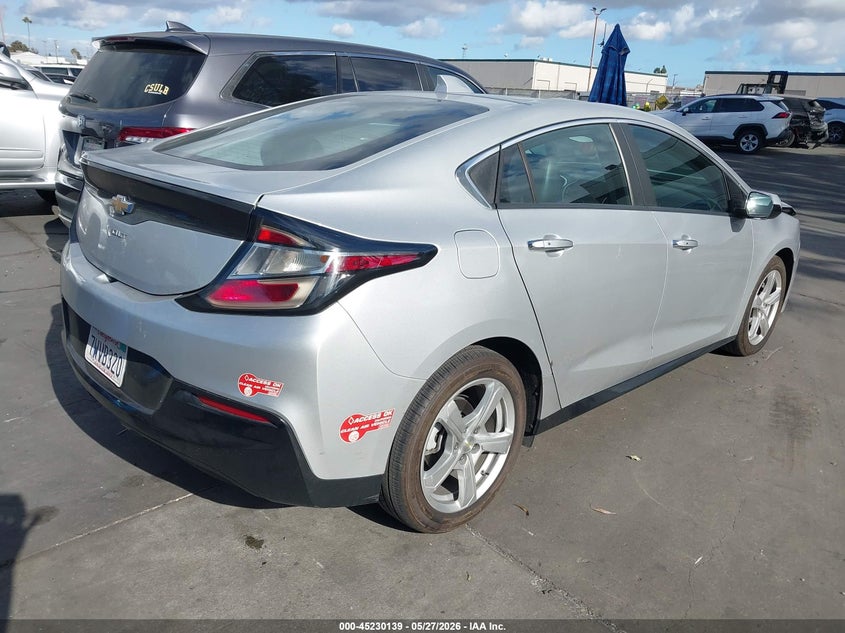 Vin: 1g1rc6s50hu179566, lot: 45727900, chevrolet volt lt 20174