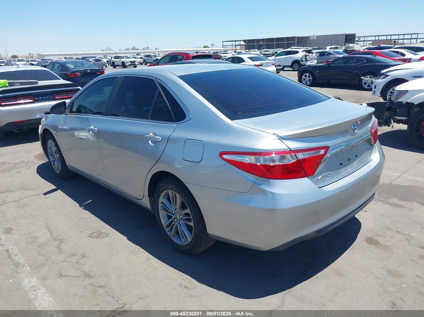 2017 TOYOTA CAMRY SEDAN 2.5L I-4 DOHC, VVT, 178HP