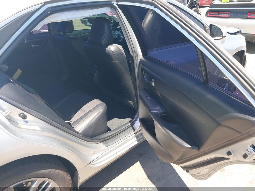 2017 TOYOTA CAMRY SEDAN 2.5L I-4 DOHC, VVT, 178HP