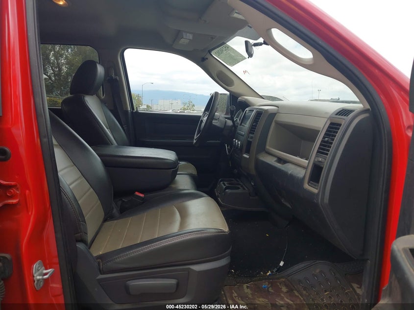 2012 Ram 1500 5.7 Ram St red Lot 111045230202 Vin 1C6RD6FT6CS317880
