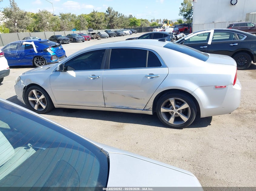 2012 Chevrolet Malibu 2.4 2Lt grey Lot 111045230252 Vin 1G1ZD5E02CF364657