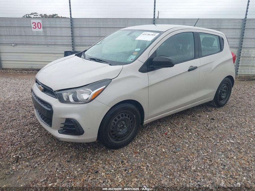 Vin: kl8cb6sa3jc420506, lot: 45728050, chevrolet spark ls cvt 20182
