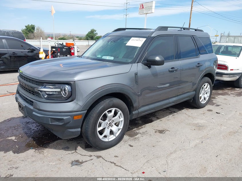 Vin: 3fmcr9a67mra85334, lot: 45728093, ford bronco sport 20212