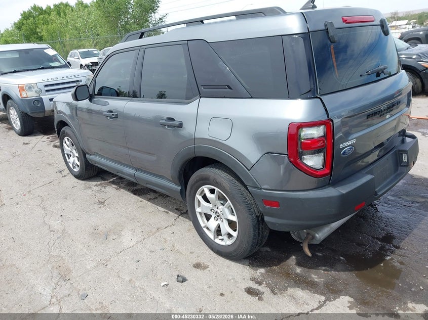 Vin: 3fmcr9a67mra85334, lot: 45728093, ford bronco sport 20213