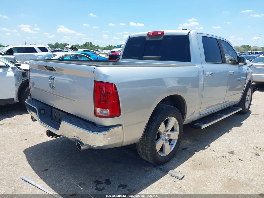 2012 Ram 1500 5.7 Ram Slt silver Lot 111045230333 Vin 1C6RD6LT1CS153538