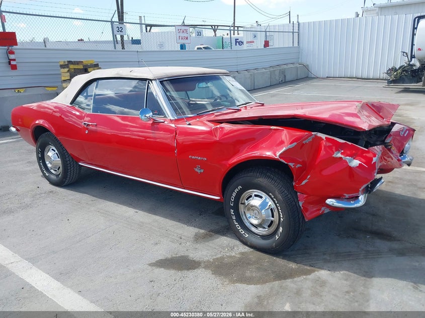 1967 CHEV CAMARO auction photo 1