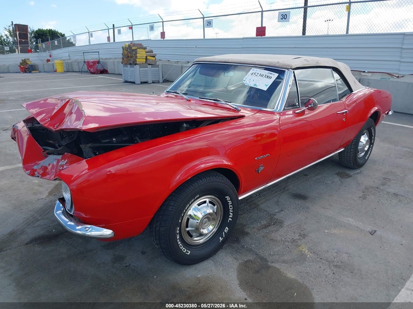 1967 CHEV CAMARO auction photo 2