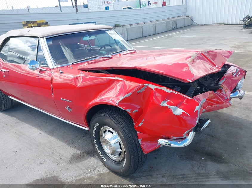 1967 CHEV CAMARO auction photo 6