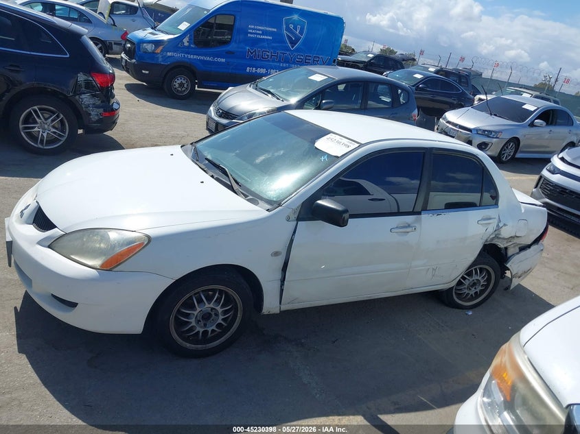 2004 Mitsubishi Lancer Es VIN: JA3AJ26E74U009887 Lot: 45230398