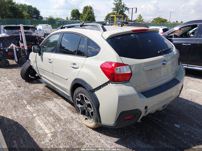 Vin: jf2gpagc2e8270955, lot: 45728173, subaru xv crosstrek 2.0i limited 20143