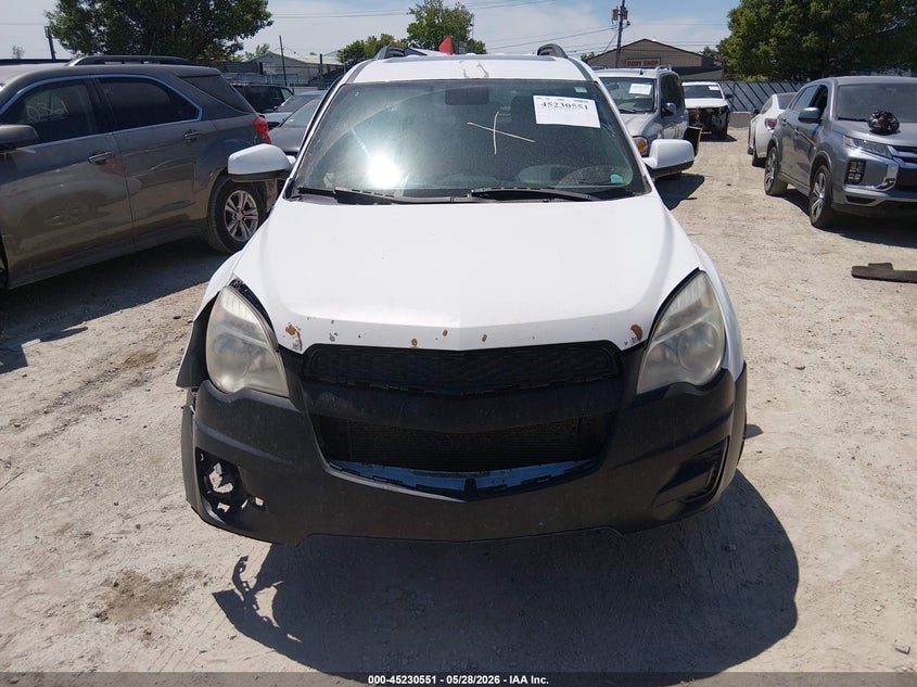 2012 Chevrolet Equinox 2.4 1Lt white Lot 111045230551 Vin 2GNFLEEK7C6102486