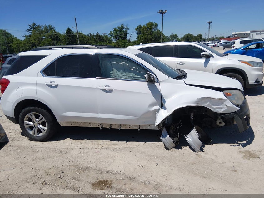 2012 Chevrolet Equinox 2.4 1Lt white Lot 111045230551 Vin 2GNFLEEK7C6102486