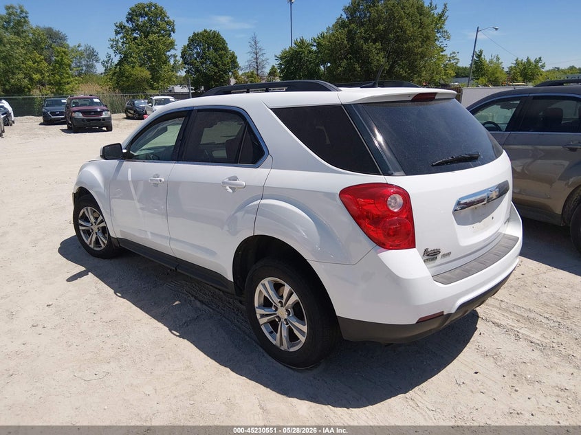 2012 Chevrolet Equinox 2.4 1Lt white Lot 111045230551 Vin 2GNFLEEK7C6102486