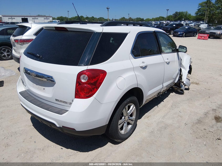 2012 Chevrolet Equinox 2.4 1Lt white Lot 111045230551 Vin 2GNFLEEK7C6102486