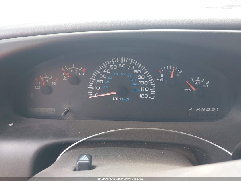 1998 Dodge Ram Van 1500 Commercial/Conversion VIN: 2B6HB11X2WK147625 Lot: 45230556