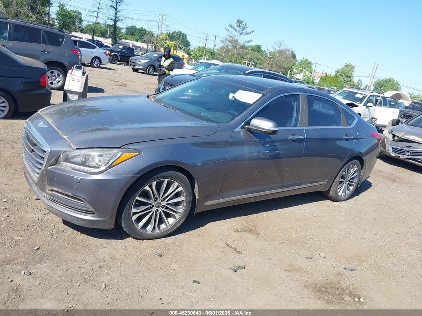 2015 Hyundai Genesis 3.8 VIN: KMHGN4JE1FU078026 Lot: 45230643