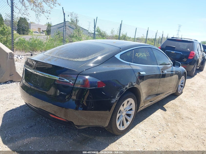 Vin: 5yjsa1e2xjf252489, lot: 45728446, tesla model s 100d/75d/p100d 20184