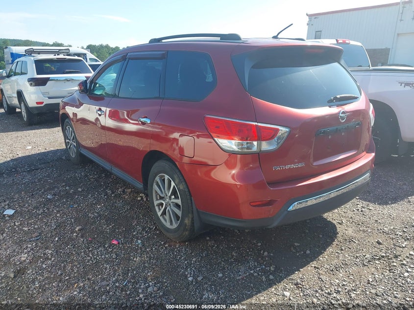 Vin: 5n1ar2mn8ec645234, lot: 45728482, nissan pathfinder s 20143