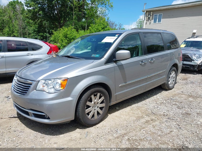 Vin: 2c4rc1bg6gr304478, lot: 45728671, chrysler town & country touring 20162
