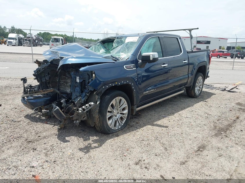 Vin: 3gtu9fel4mg294906, lot: 45728701, gmc sierra 1500 4wd  short box denali 20212