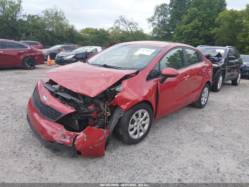 Vin: knadm4a39d6205239, lot: 45728727, kia rio lx 20132