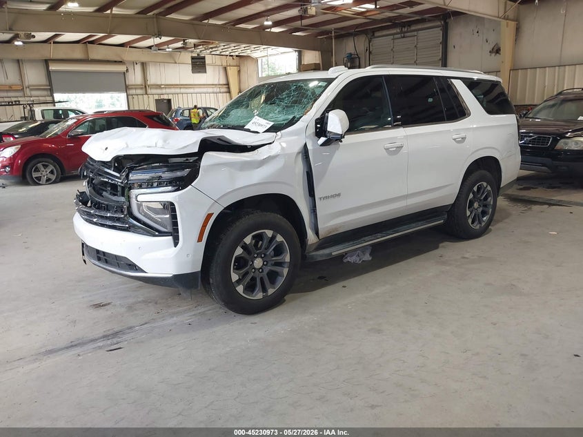 Vin: 1gns6nrd7sr375383, lot: 45728764, chevrolet tahoe 4wd lt 20252