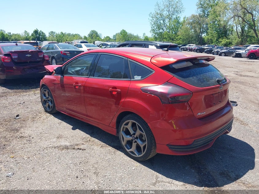 Vin: 1fadp3l94jl291648, lot: 45728769, ford focus st 20183