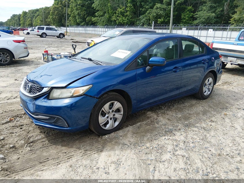 2014 Honda Civic Lx 19XFB2F57EE263328 photo 1