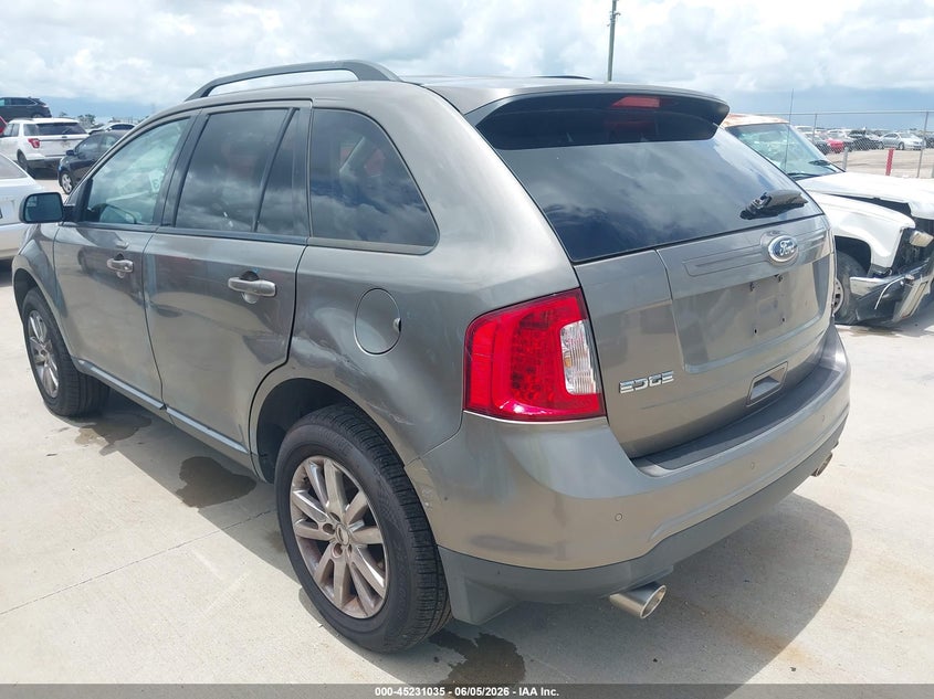 Vin: 2fmdk3jc5dbc73957, lot: 45728826, ford edge sel 20133