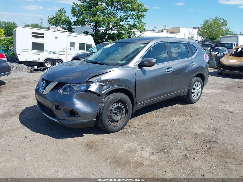 2014 Nissan Rogue S 5N1AT2MV6EC869412 photo 1