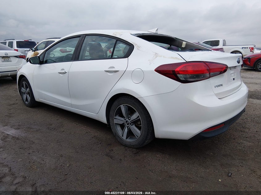 Vin: 3kpfl4a7xje244459, lot: 45728900, kia forte lx 20183