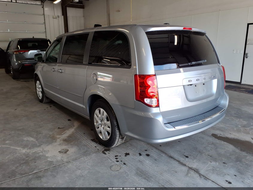 Vin: 2c4rdgbg0hr780694, lot: 45728906, dodge grand caravan se 20173
