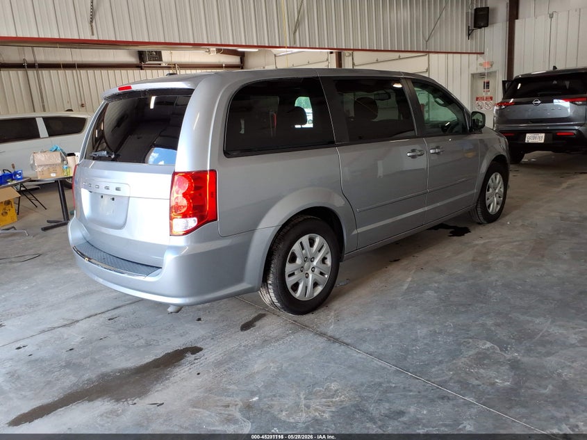 Vin: 2c4rdgbg0hr780694, lot: 45728906, dodge grand caravan se 20174