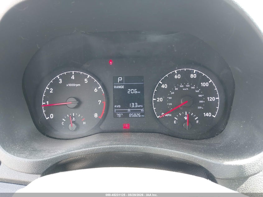 2019 Hyundai Accent Se VIN: 3KPC24A37KE045809 Lot: 45231125