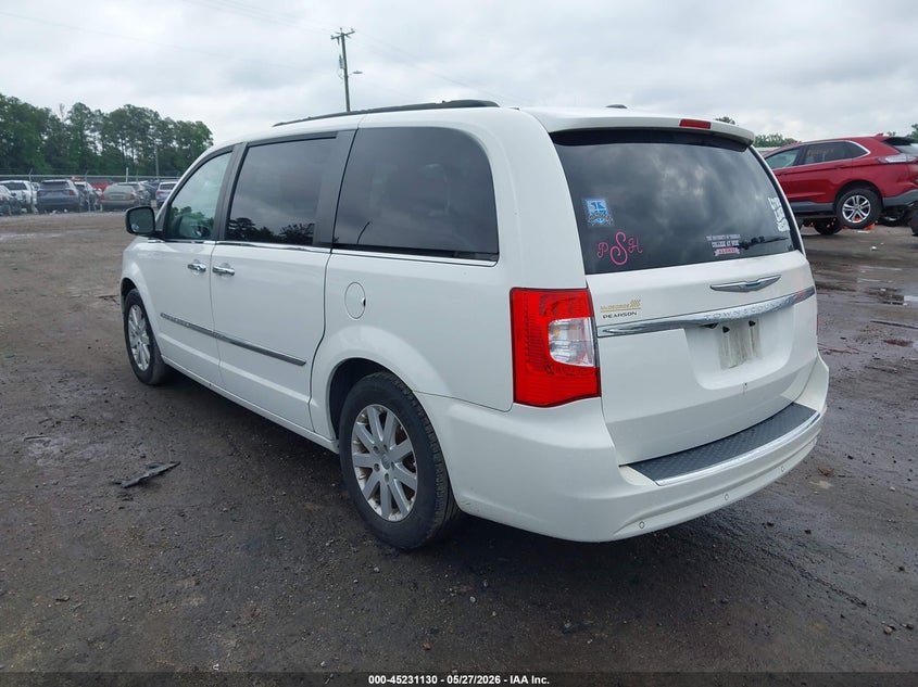 Vin: 2c4rc1cg9cr411047, lot: 45728921, chrysler town & country touring-l 20123