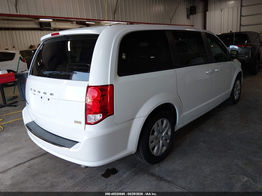 Vin: 2c4rdgbg7jr288718, lot: 45728932, dodge grand caravan se 20184
