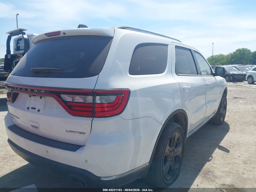 Vin: 1c4rdjdg2ec520506, lot: 45728974, dodge durango limited 20144